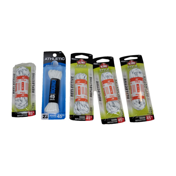 Kiwi Other - Kiwi Shoe Laces Boots Shoes Boot 45 inch Reflective Sneakers White Athletic Lot